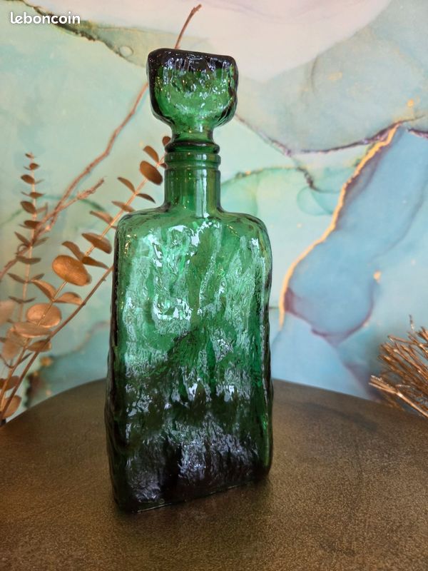 Carafe en verre empoli de 1960 | Selency