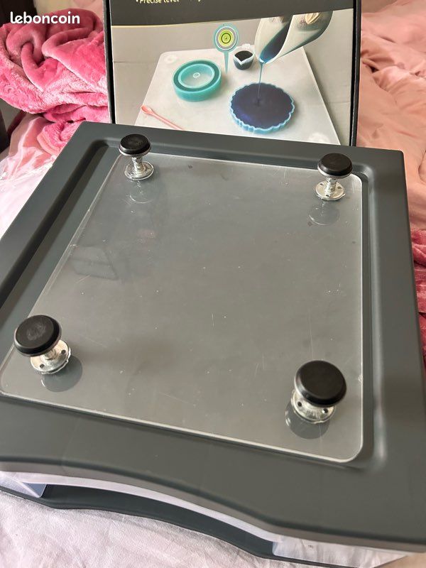 Yardenfun Table de Nivellement Réglable pour Résine Époxy