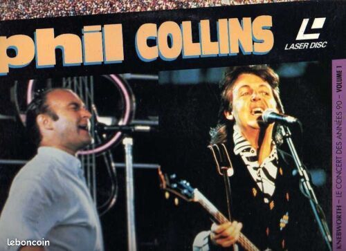 PHIL COLLINS / Mc CARTNEY KNEBWORTH -CONCERT DES ANNEES 90 (image 1)