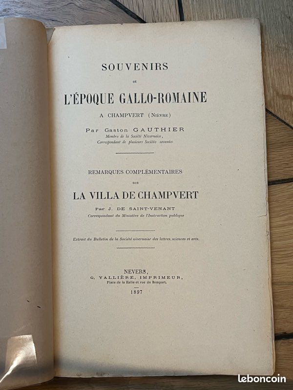 Souvenirs de l’Epoque Gallo-Romaine à Champvert (image 2)