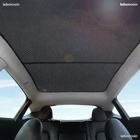 Pare Soleil Pare Brise Pare-soleil Toit Tesla Model Y 2021-2024 - Protection UV Et Chaleur Verre Ouvrant Pare-soleil Pliable Tesla UV