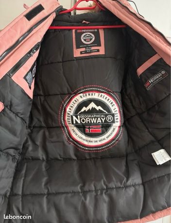 Blouson Enfant GEOGRAPHICAL NORWAY – Violet – Taille 6 Ans – Neuf Sans étiquette