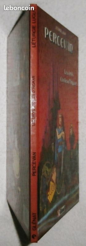 BD E.O PERCEVAN "Les Trois Etoiles d'Ingaar" Dessin et dédicace de PHILIPPE LUGUY - Glénat 1991 (image 3)
