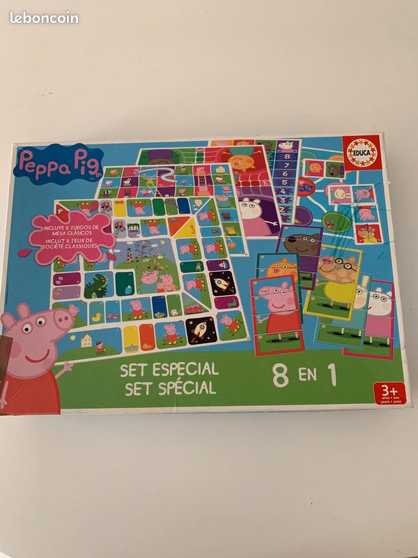 Coffret 8 jeux en 1 Peppa Pig - Jeu éducatif (image 1)