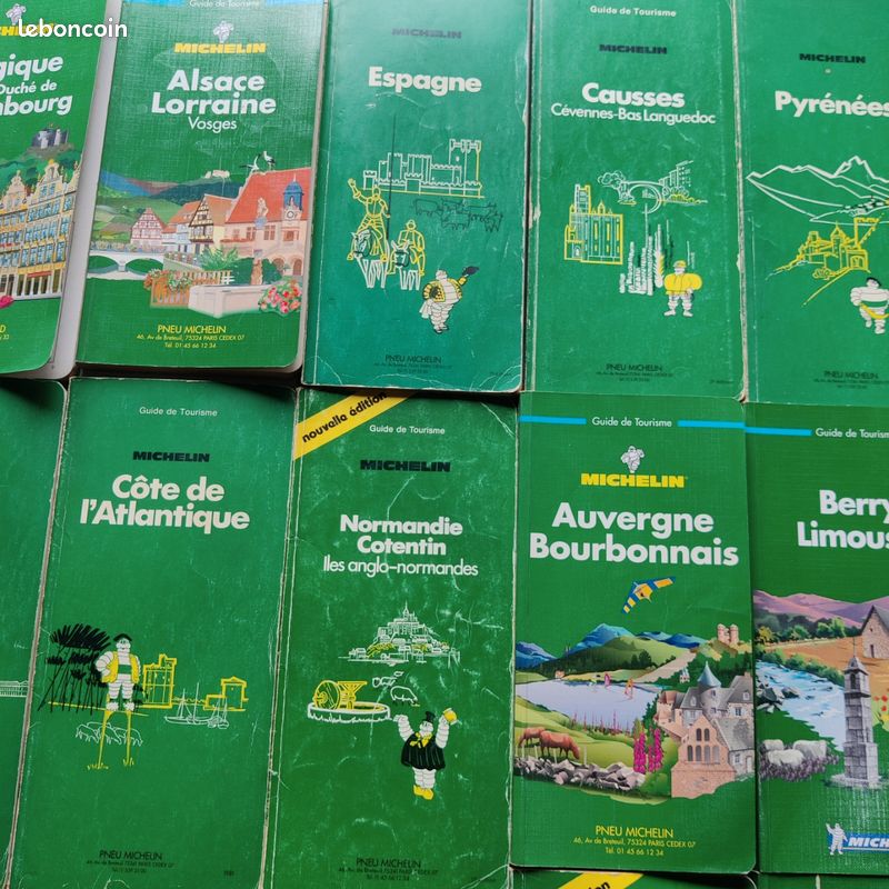 Lot 27 guides Michelin verts anciens France et étranger (image 7)