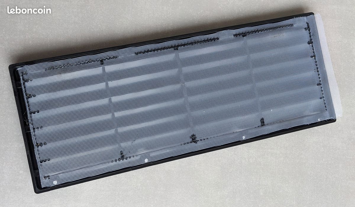 Lot de 2 grilles d'aération pour camping-car, grille d'aération en ABS, grille de sortie de ventilation professionnelle pour salle de bain, bureau, grille de ventilation, couvercle de grille(Noir
