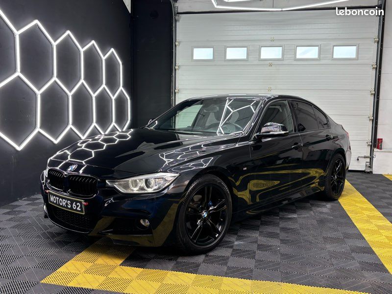 BMW Série 3 318d 2.0 143cv F30 Pack M Sport Full Black Garantie 06 Mois Chaîne Neuve (image 1)