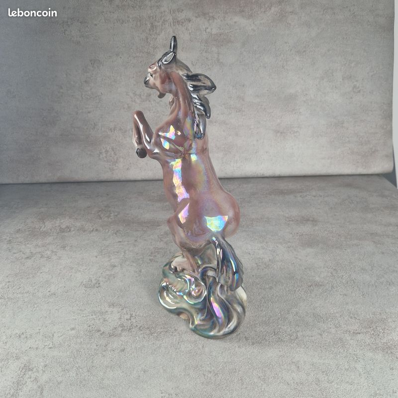 Cheval Décoratif En Céramique - Pièce Unique Faite Main - Neuf Dans Son Emballage