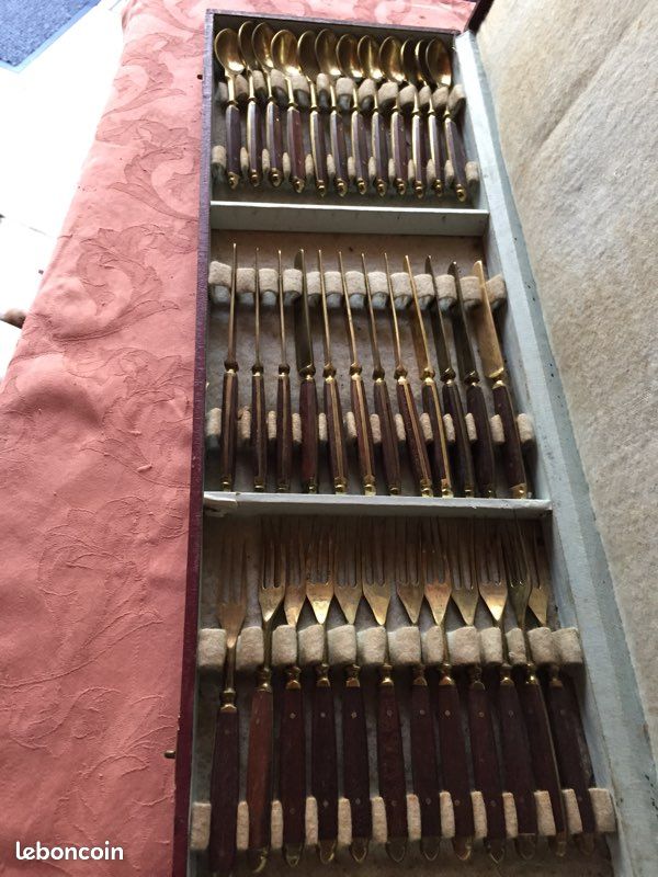 Service de couverts à gâteau ancien (image 2)