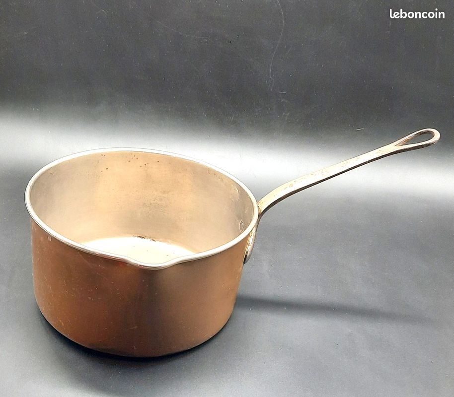 Casserole Conique En Cuivre Baumalu 20 Cm - Intérieur étamé, Tous Feux