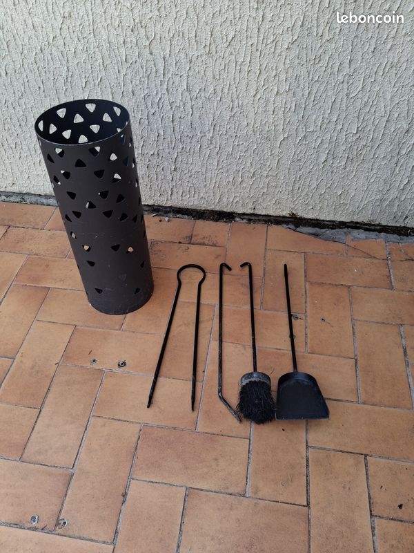 Serviteur de cheminée + 4 accessoires (image 9)