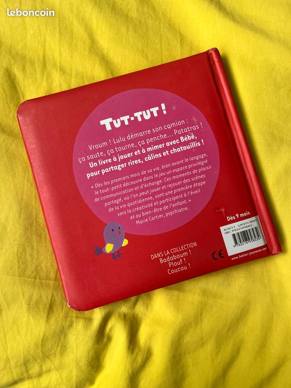 Livre jeunesse Bébés mimes « Tut-tut » dès 9 mois (image 2)