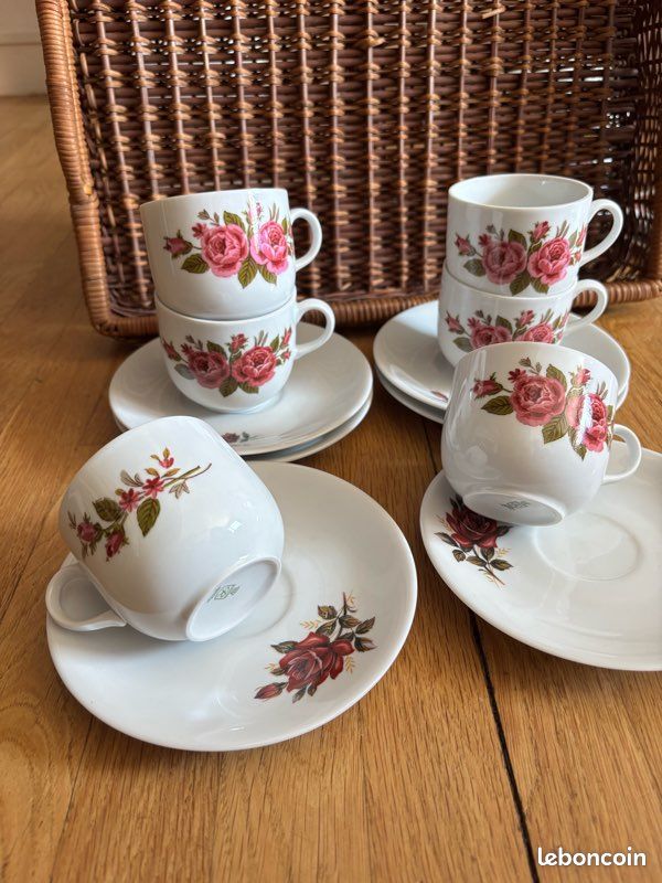 Service à Café En Porcelaine 15 Pièces – Palazzo INT, Pour 6 Personnes, Blanc, Neuf