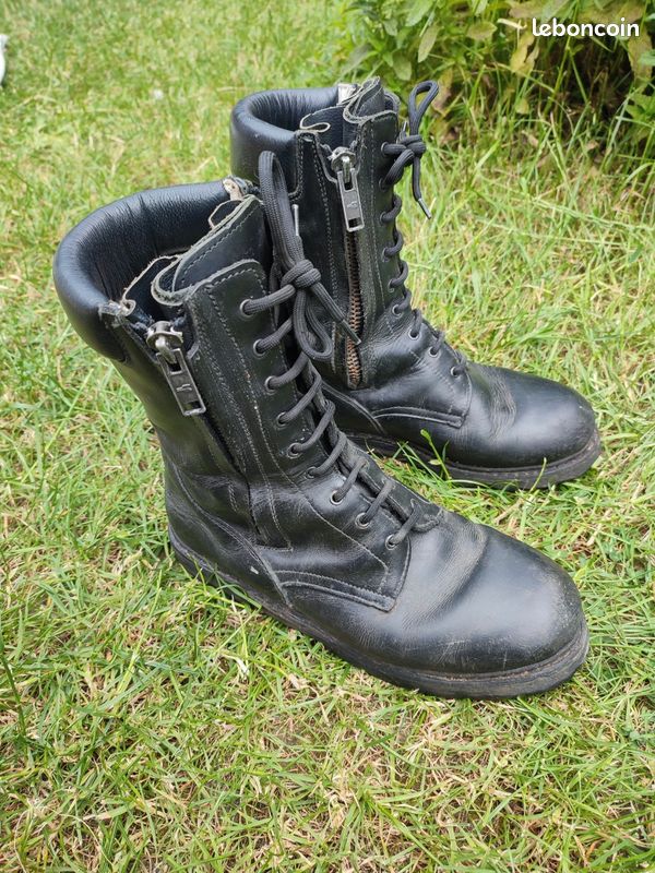 Sapeur Pompier Rangers Pompiers Alpex 2000 Véritables Rangers