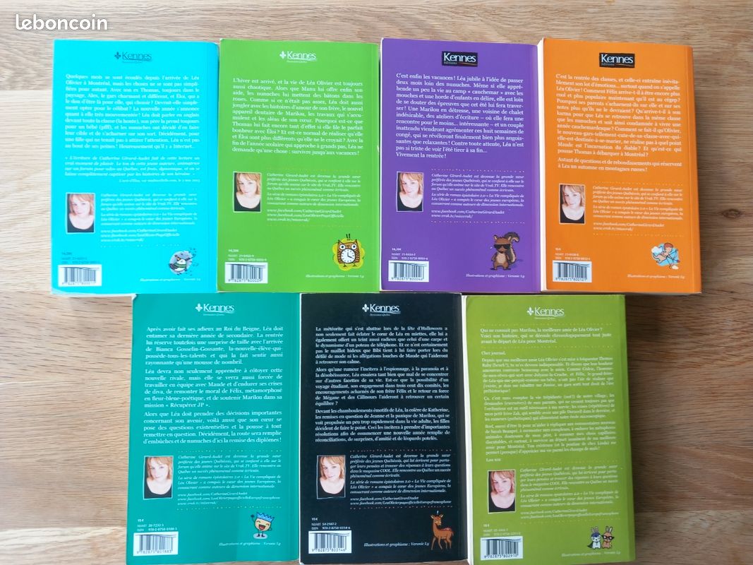 Lot 7 Livres jeunesse : La vie compliquée de Léa Olivier - TBE (image 2)