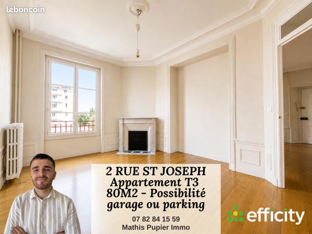 Appartement 4 pièces 80 m² · à Saint-Étienne · 80 m² · 65 000 €