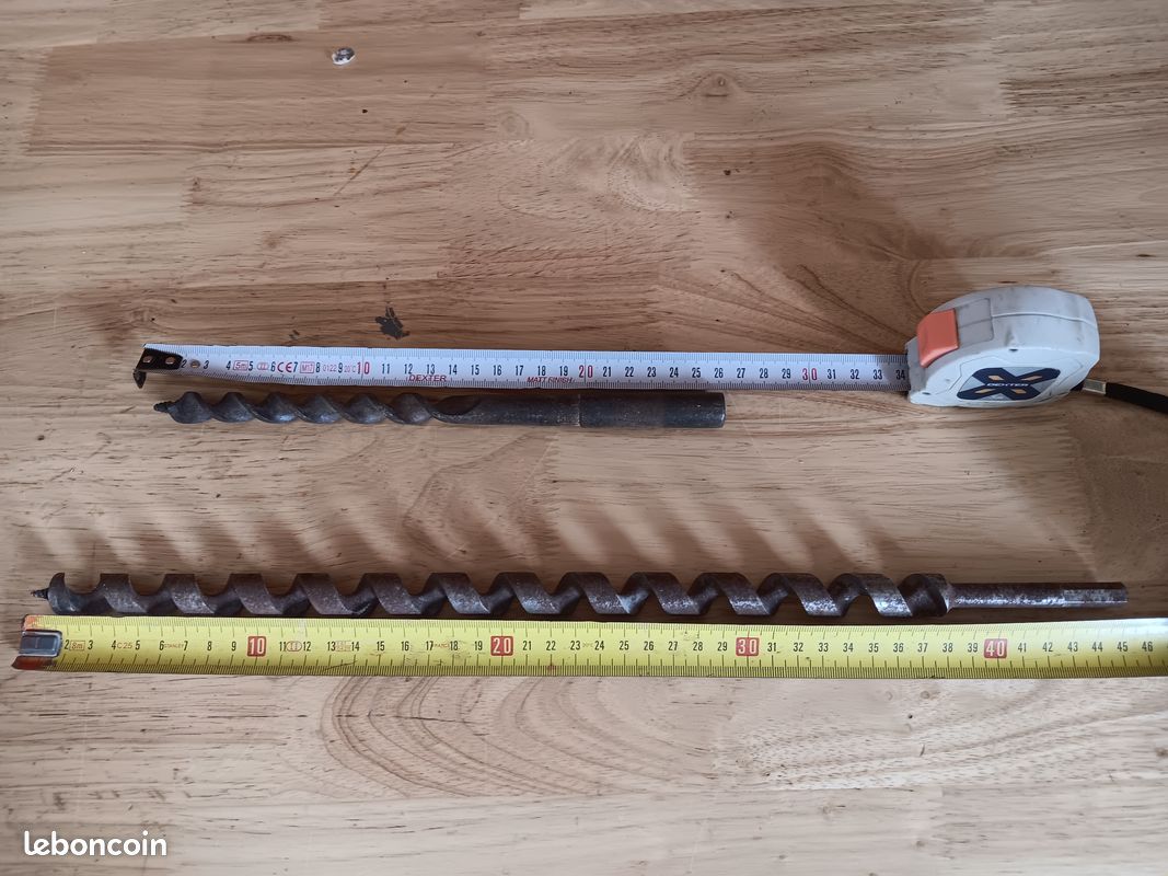 Lot de2 forets bois ancien (image 1)