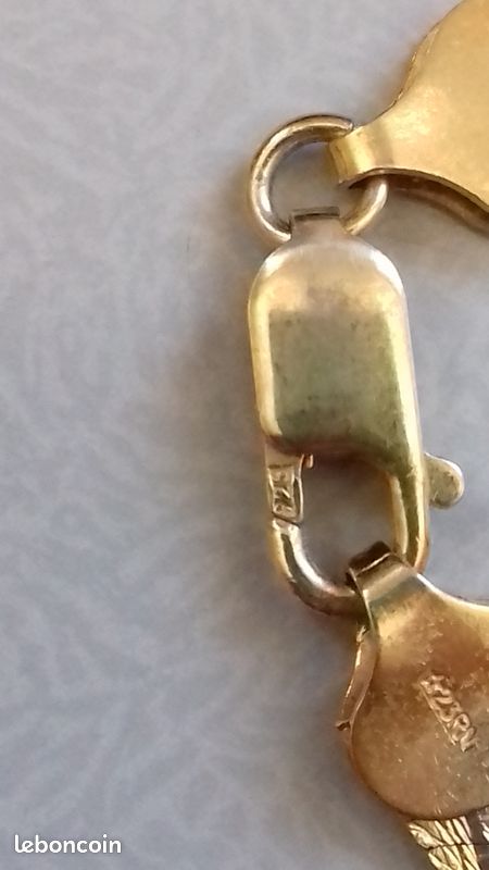 Magnifique Collier Torque Ras Du Cou Argent Massif Poinçon 925 Bijou Vintage 110 03 Bleo