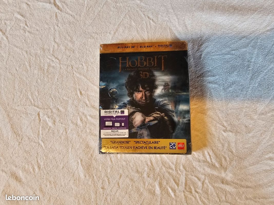 DVD Blu-Ray 3D Le HOBBIT La bataille des cinq armées (image 1)