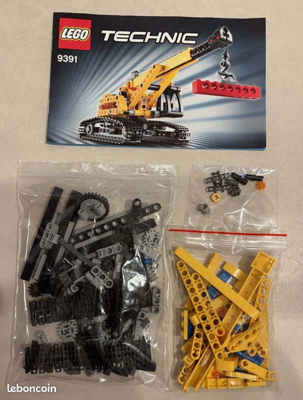Lego 9391 La grue sur chenilles Jeux Jouets