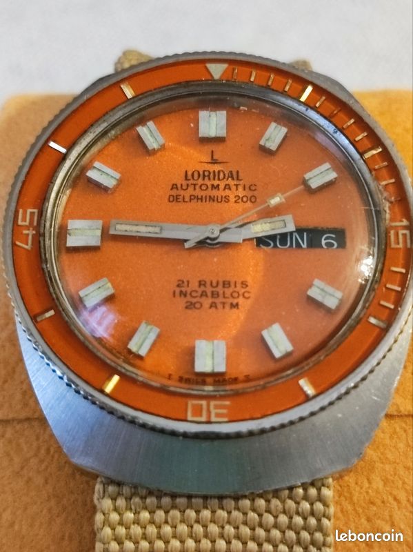 Montre De Plongée Vintage Pour Pièces Détachées - Occasion, Modèle Ancien Unisexe Adulte