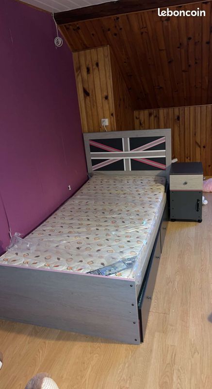 Chambre à coucher complète 1 personne (image 9)