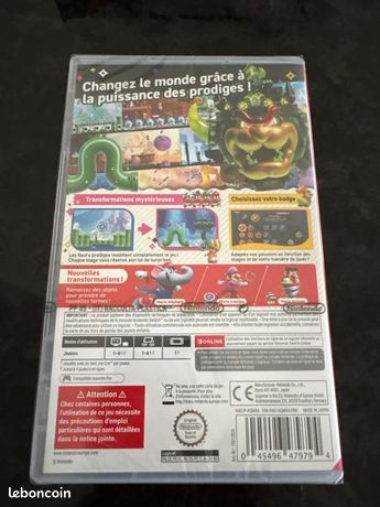 Super Mario Bros. Wonder – Nintendo Switch – Neuf Sous Blister – Version FR
