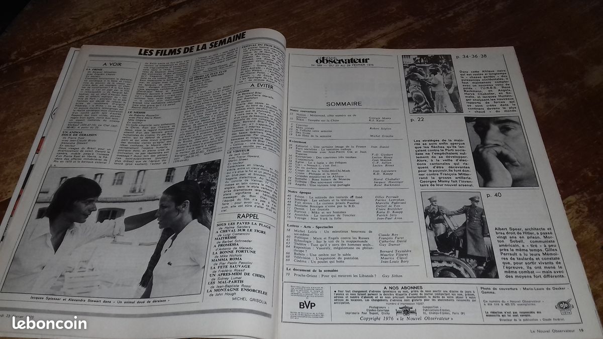Le Nouvel Obs février 1976 (image 2)