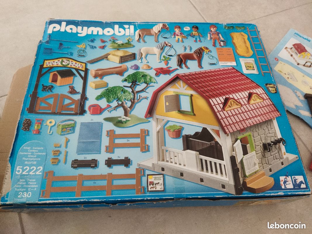 Playmobil 5222 + 5226 - country jeux complets (image 3)