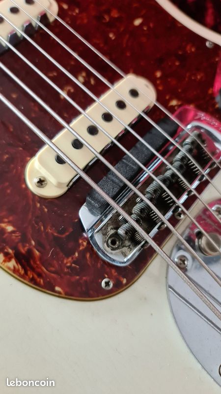 Fender Bass VI Custom Shop Journeyman Relic 2018 - Olympic White (image 15)