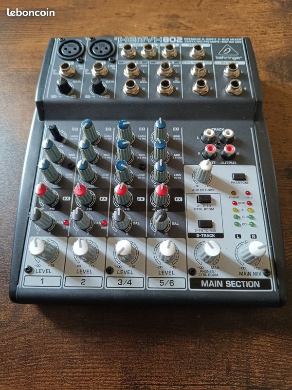 Table de mixage behringer xenyx 802 (image 1)