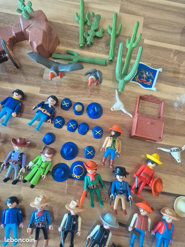 Playmobil lots thématiques chevaux westerns