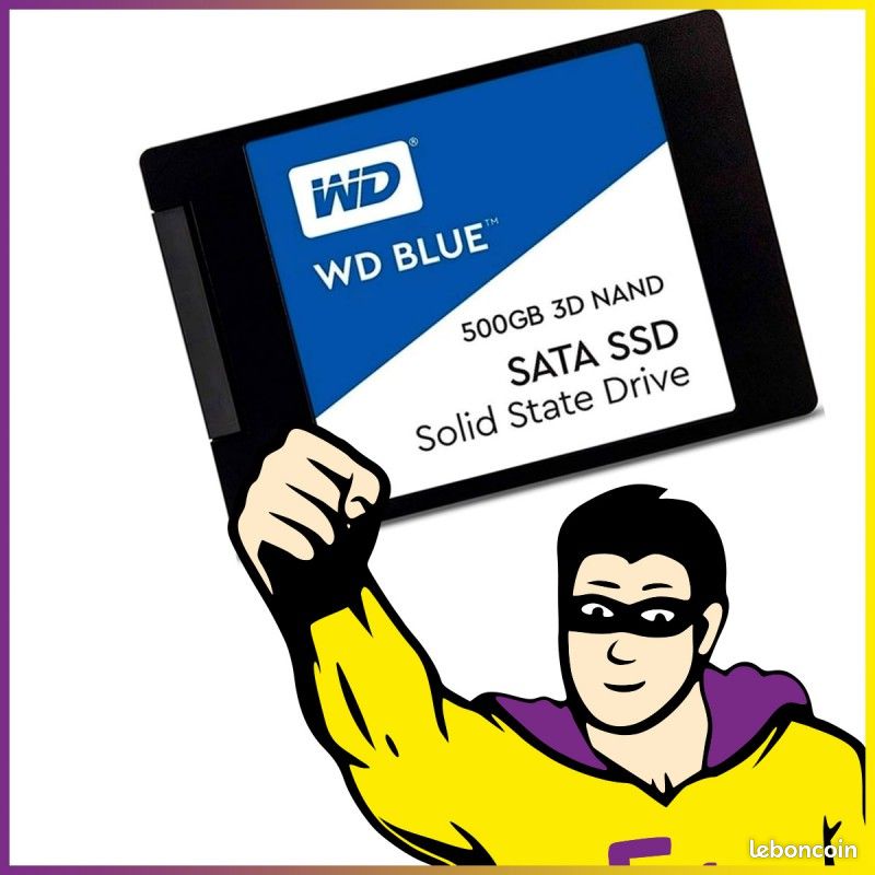 Ssd Western Digital Wds500g2b0a Wd Blue SSD 500Go Western Digital