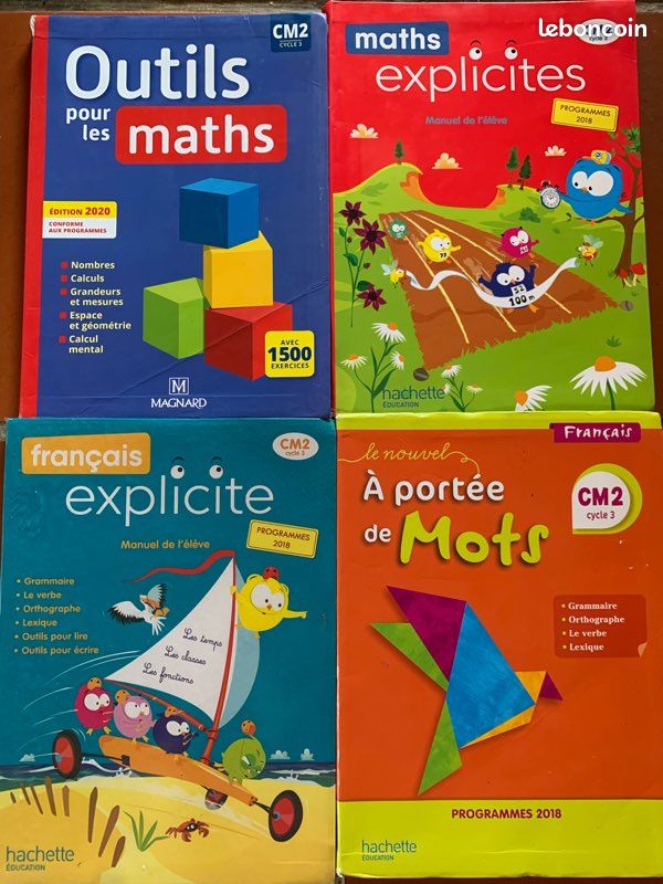 Livre math/fran cm2 (image 1)
