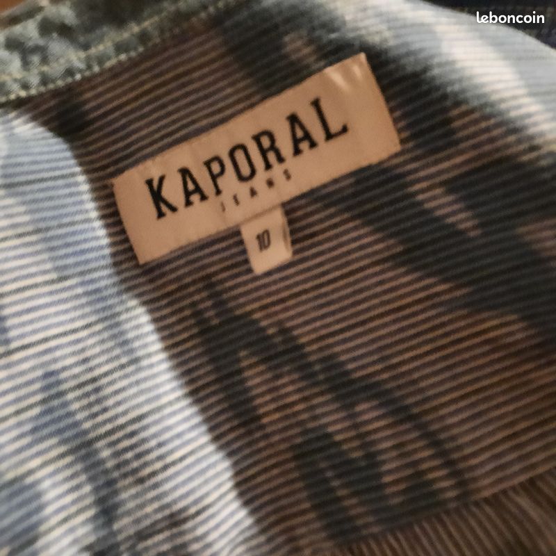 CHEMISES garçon 10/12 ANS KAPORAL ET AUTRES (image 4)