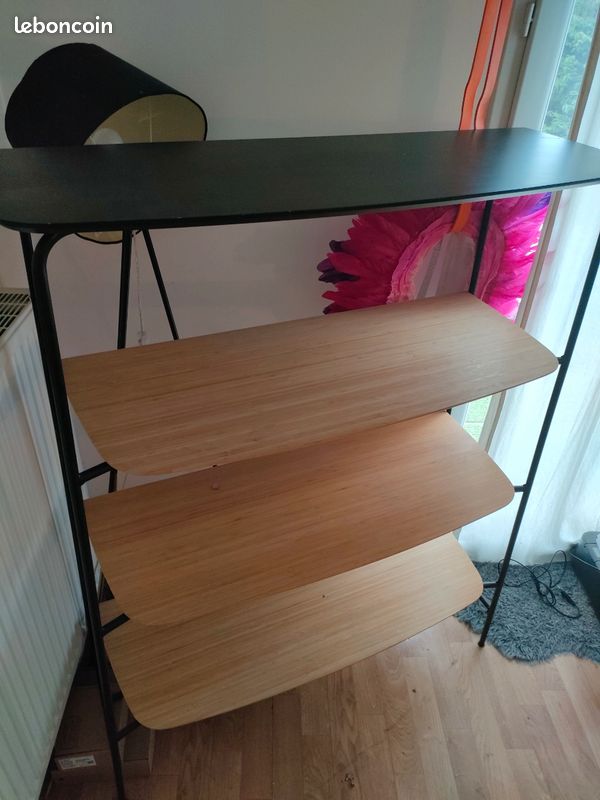 Étagère Casa style scandinave bois et métal – état quasi neuf (image 5)