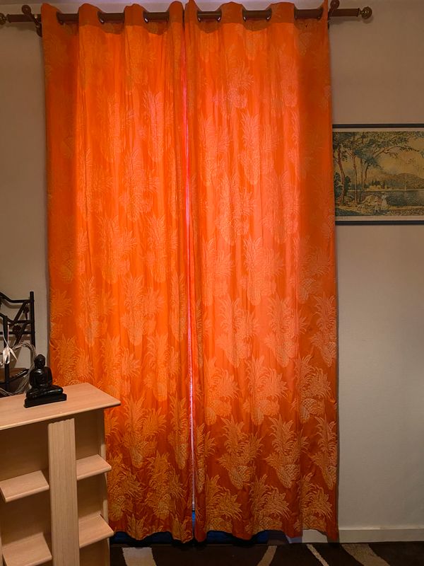 Rideaux, voilage et store orange d'occasion - Annonces décoration