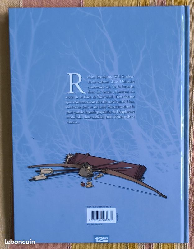 BD dédicacée – ROBIN Tome 1 (Héloret) – superbe dessin couleur (image 3)