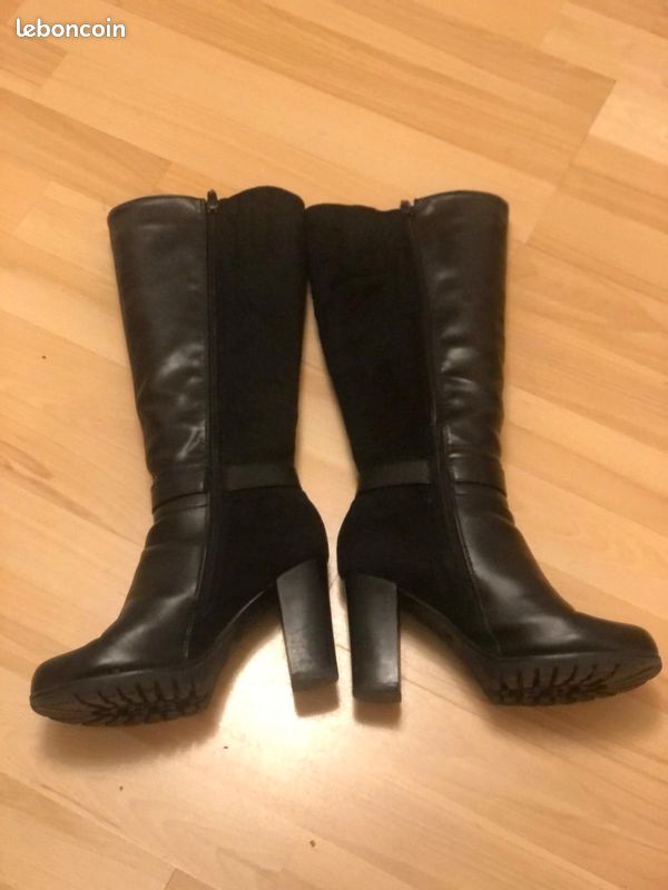 Bottes femme noire (image 1)