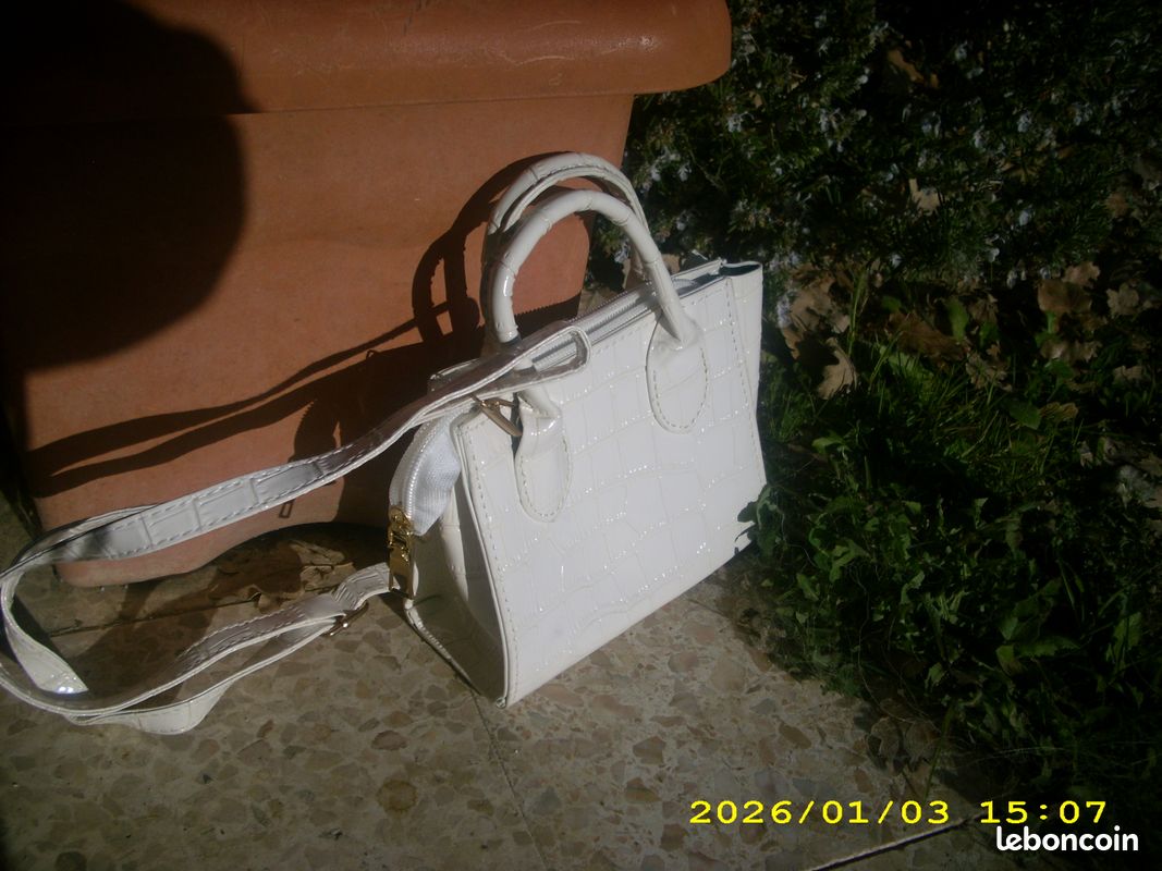 Petit sac à main blanc (image 1)