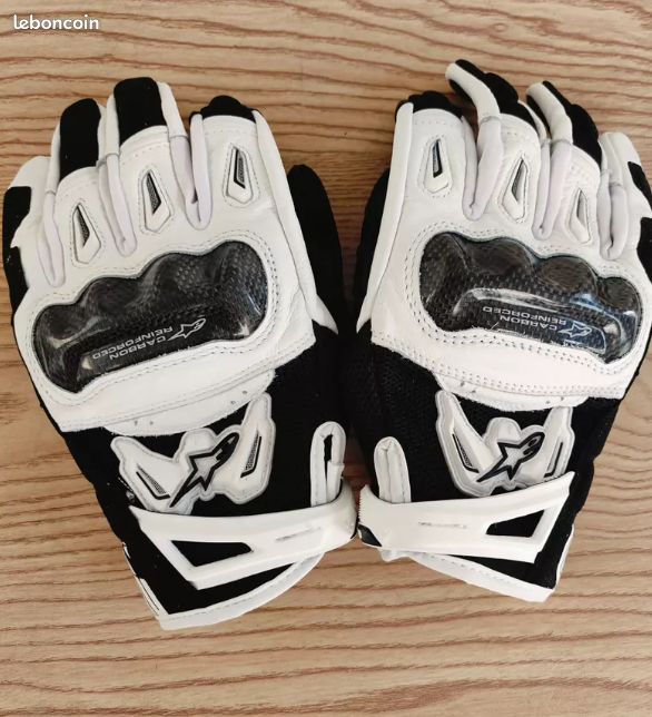 Gants moto Alpinestars SMX‑2 taille XL cuir chèvre neuf (image 1)