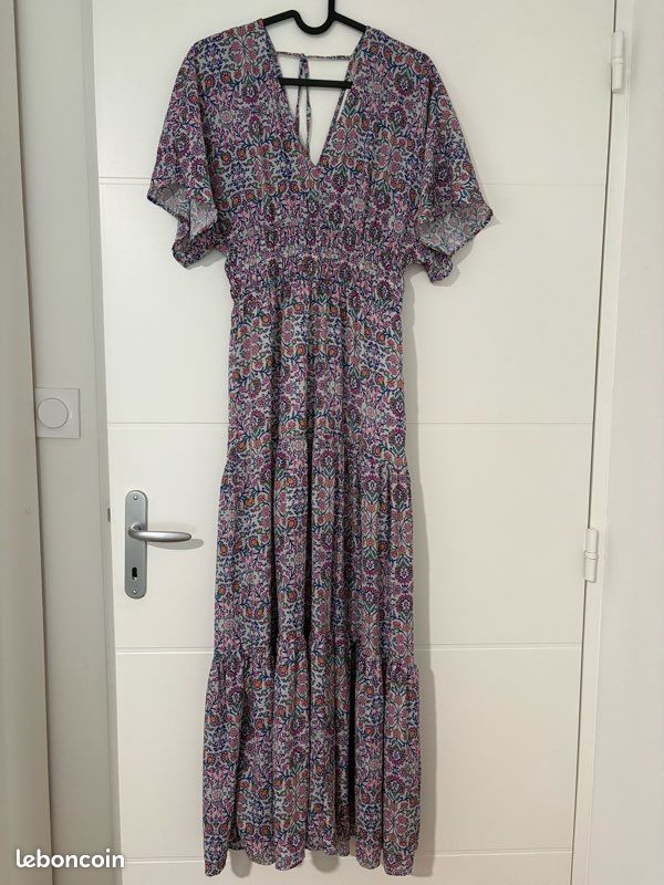 Robe longue fleurie, TXS, Camaïeu Vêtements