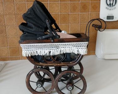 Landau De Poupée Vintage - Pour Collection Ou Décoration