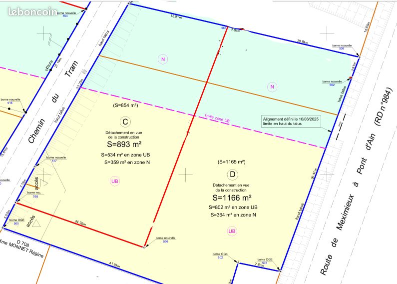 2 Terrains constructibles · à Châtillon-la-Palud · 100 000 €