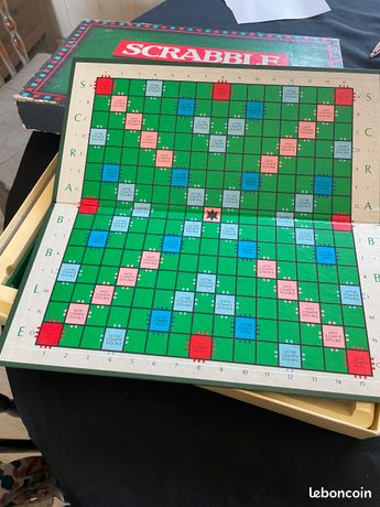 Ancien Scrabble Classique Vintage – Jeu De Société Complet, Années 80/90