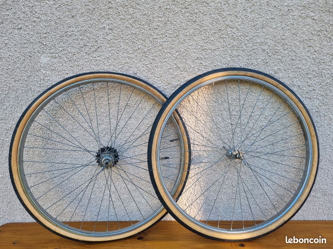 Roue Velo 600 Samir Saminox Pedalier Pedale Guidon Frein Oke Old Bike