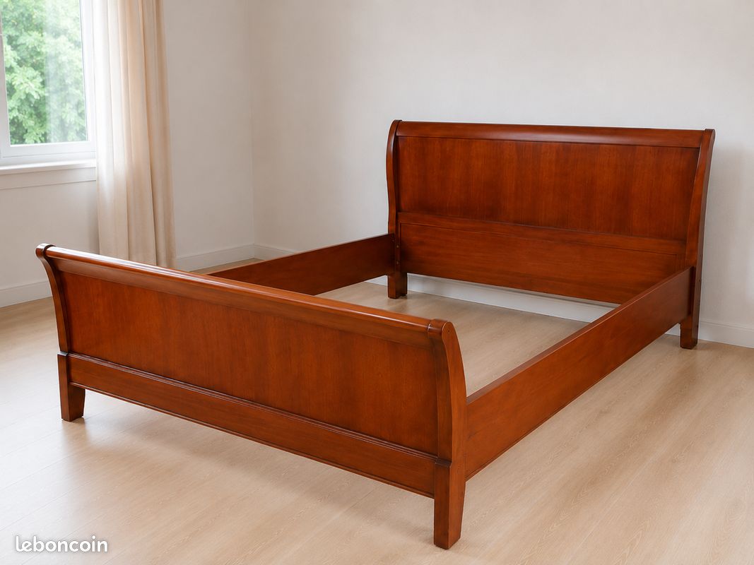 Chambre complète style provençal – Belle qualité – Lit, armoire, chevet (image 3)
