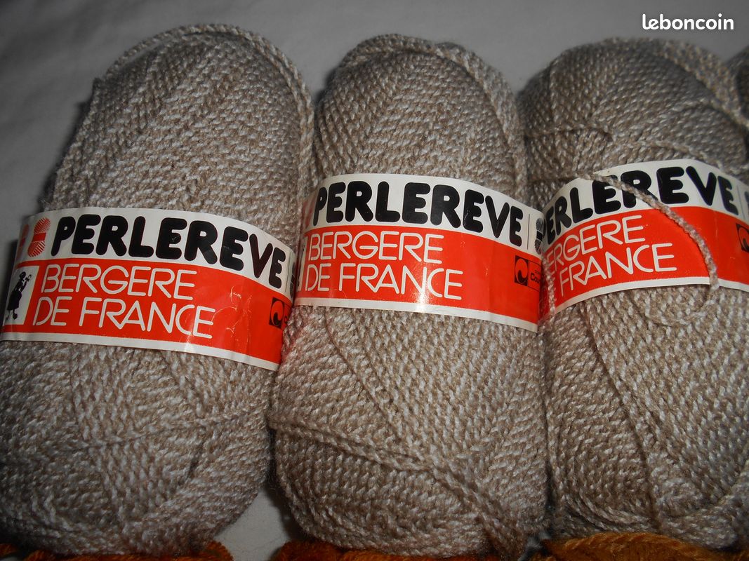 Lot De 6 Pelotes De Laine Marbrée Bergère De France - Acrylique - Aiguille 3.5 - Printemps/Été