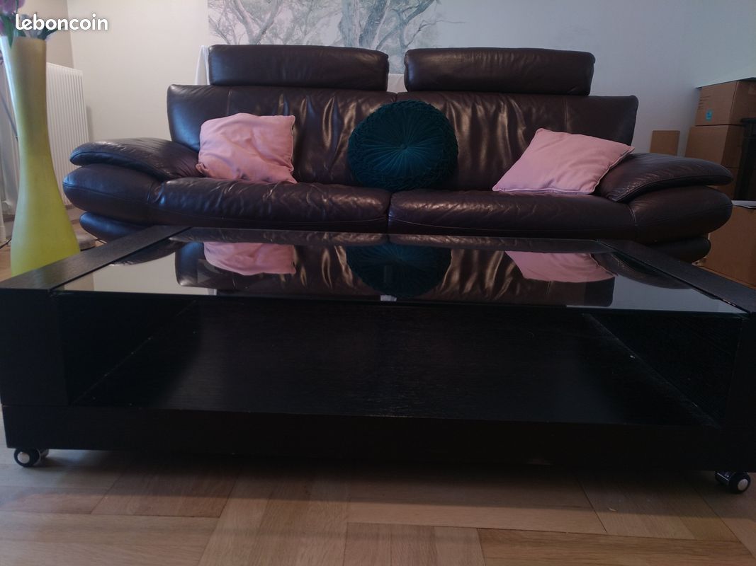 Table basse vitrée (image 1)
