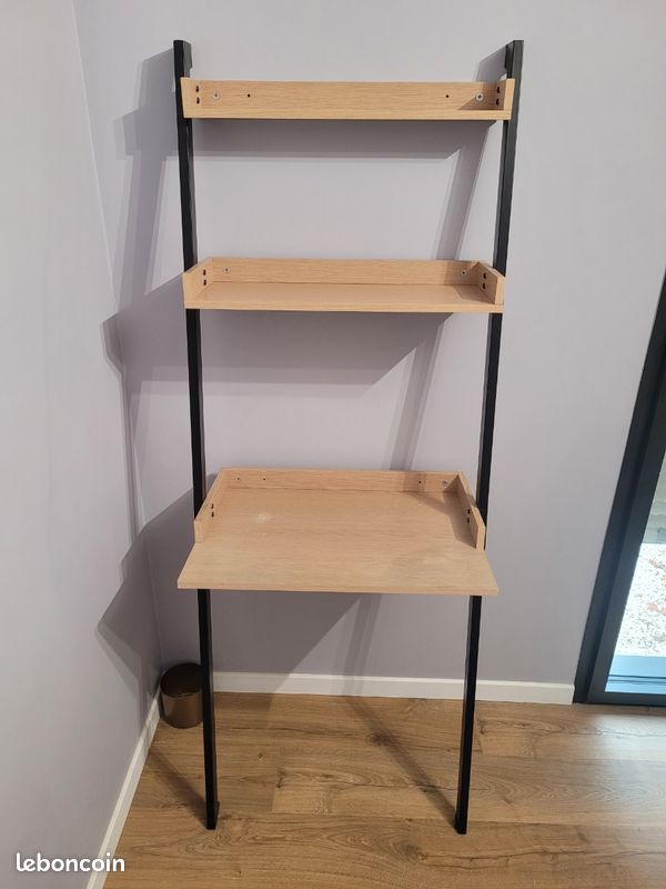 Bureau compact style industriel (image 1)